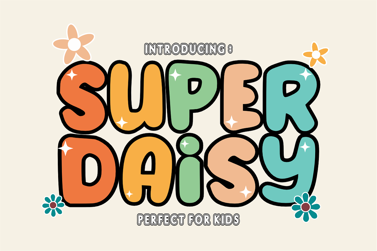 Retro Autumn - Groovy Font, a Sans Serif Font by KiddoGlyphs Studio (Photo 2 of 5)