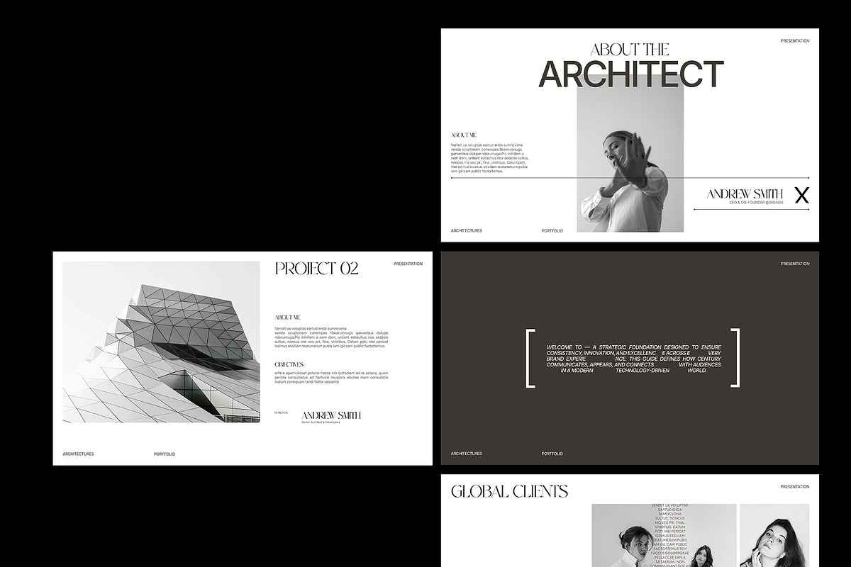 Modern Architecture Portfolio Deck, a Presentation Template by Templeste (Photo 2 of 5)