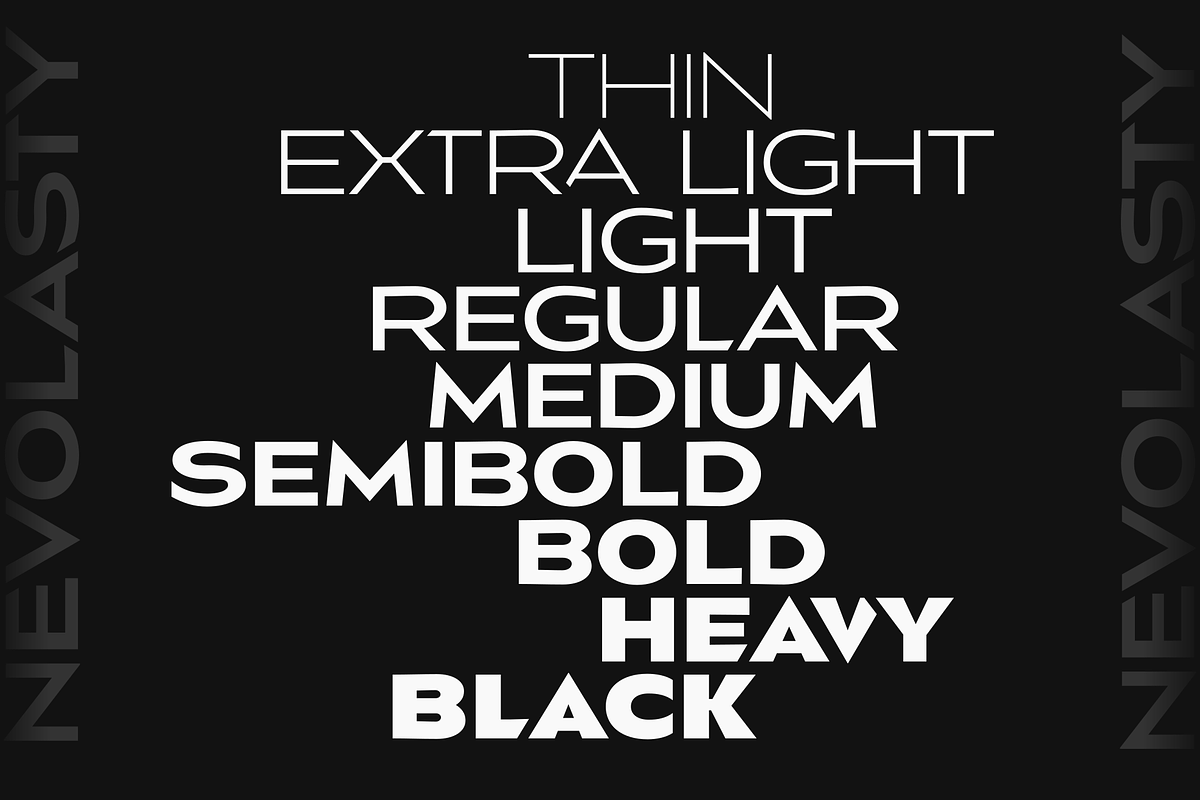 Nevolasty, a Sans Serif Font by glukfonts (Photo 9 of 9)