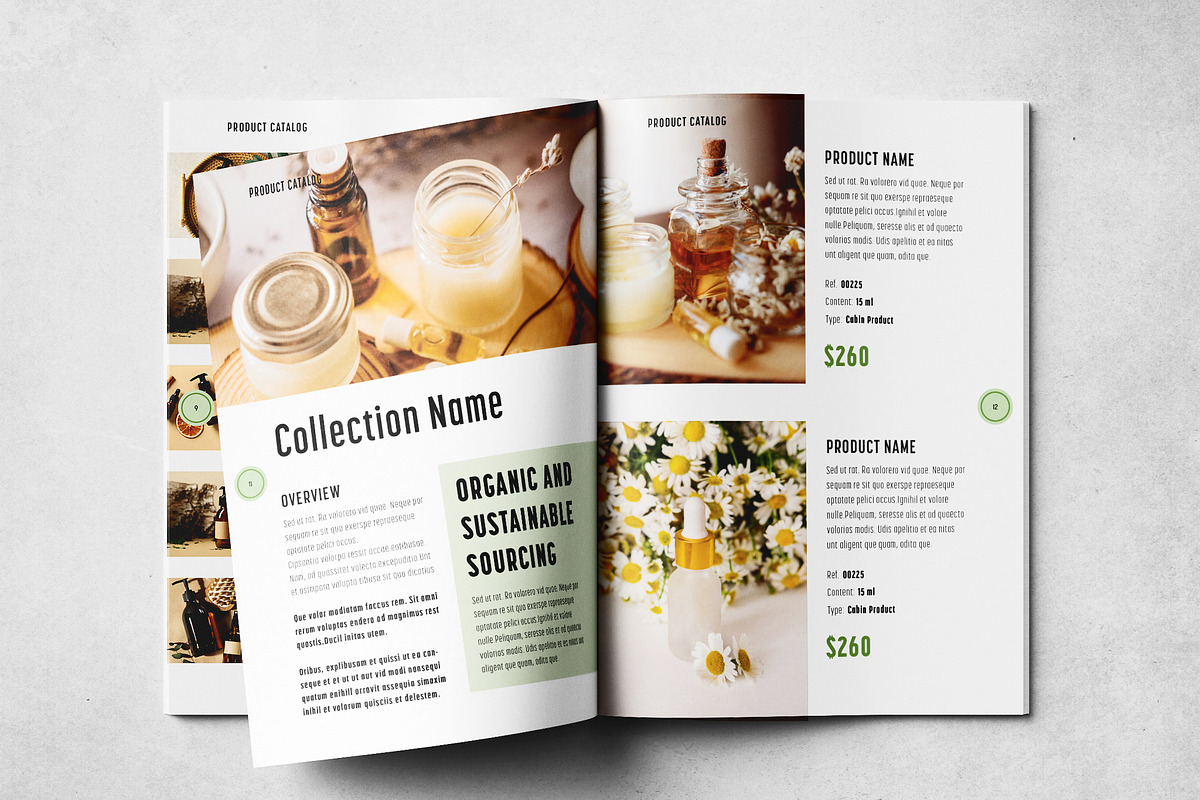 Natural Cosmetics Product Catalog, a Brochure Template by Grkic Creative (Photo 7 of 13)