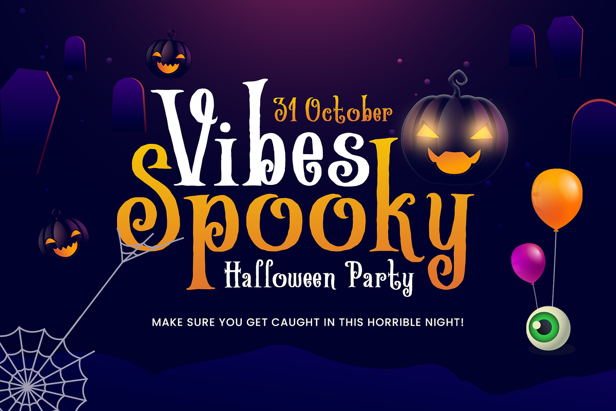 Halloween Festival - Halloween Font, a Handwritten Font by Umitype (Photo 4 of 8)