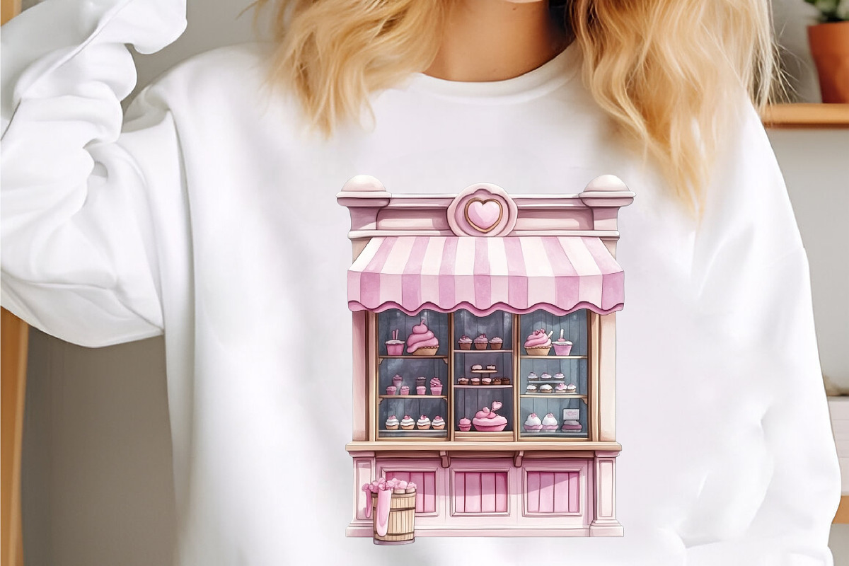 Watercolor Ice Cream Cart Clipart, a Seasonal Illustration by designcity5 (Photo 3 of 5)