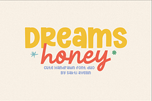 Dreams Honey - Handwritten Font Duo