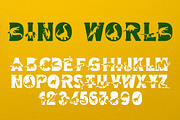 Dino World - Dinosaur Font, a Font by vladocar (Thumbnail 4 of 6)