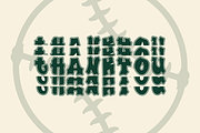 Plump Varsity Stacked, a Serif Font by Dm Studio (Thumbnail 9 of 9)