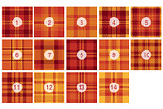 #177 Golden Autumn Plaids, a Pattern Graphic by Plaid4You (Thumbnail 2 of 5)