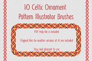 Celtic Knot Ornament Brushes, a Brush Add-On by Kseniya-Omega (Thumbnail 1 of 4)