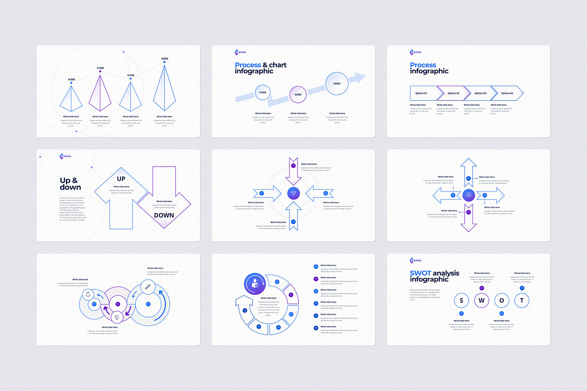 CRYPTO Powerpoint Template (Light), a Presentation Template by ShapeSlide (Photo 10 of 17)