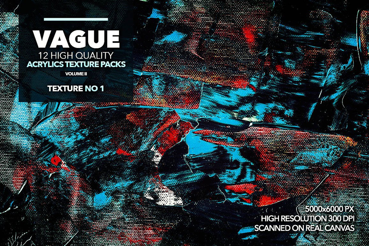 Vague 49 Acrylics Textures Packs, a Pattern Graphic by nicholasasmita (Photo 17 of 51)