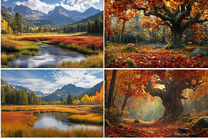 Fall/Autumn Tranquil Landscapes