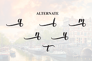 Amsterdam | Script Font, a Handwritten Font by Scratchones (Thumbnail 7 of 8)