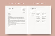 Resume template Word & cover letter, a Resume Template by StylusDesigns (Thumbnail 4 of 6)