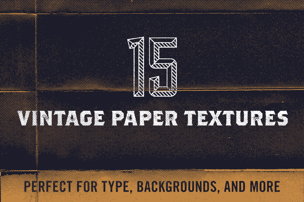 15 Vintage Paper Halftone Textures, a Texture Graphic by Scout Studio (Photo 1 of 5)