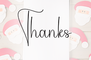 Simple Santa | Script Font, a Handwritten Font by Scratchones (Thumbnail 8 of 8)