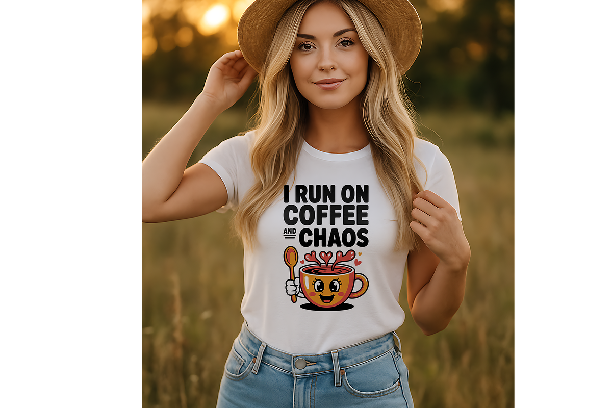 offee And Chaos Retro Quote Design, an Object Graphic by Annudesign (Photo 6 of 10)