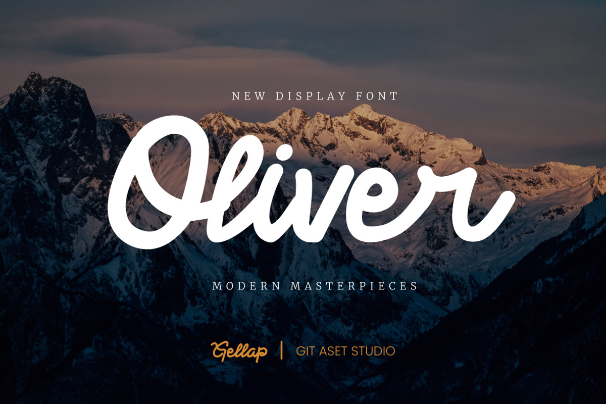 Gellap Scrip Font, a Script Font by gitasetstudio (Photo 5 of 6)