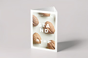 Triangle A5 Brochure Stand Mock-up, an Advertising Mockup by zippypixelstudio (Thumbnail 7 of 10)