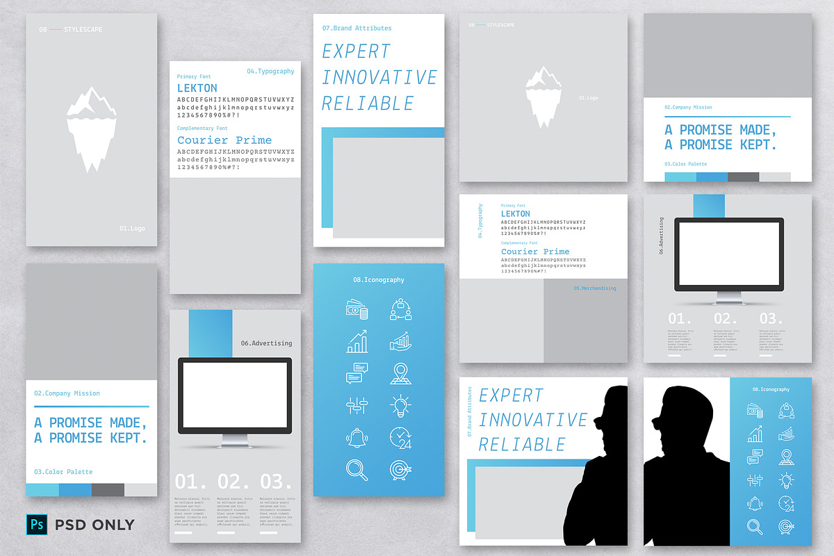 Stylescape / Moodboard Template 08, a Product Mockup by Andre28 (Photo 5 of 6)
