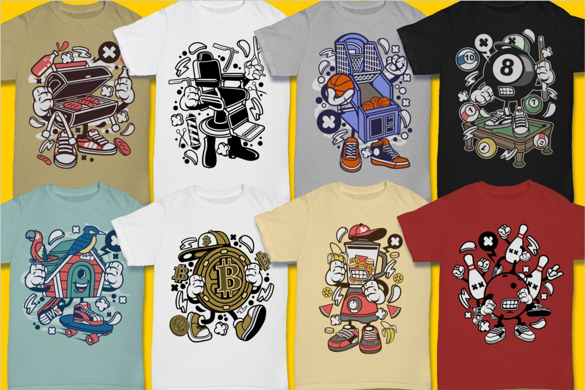 Cartoon Vector #3 Design Bundle, an Illustration by roach_graphic (Photo 8 of 18)