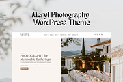 Photography Meryl WordPress Divi 5, a WordPress Template by Lovely Confetti (Thumbnail 3 of 5)