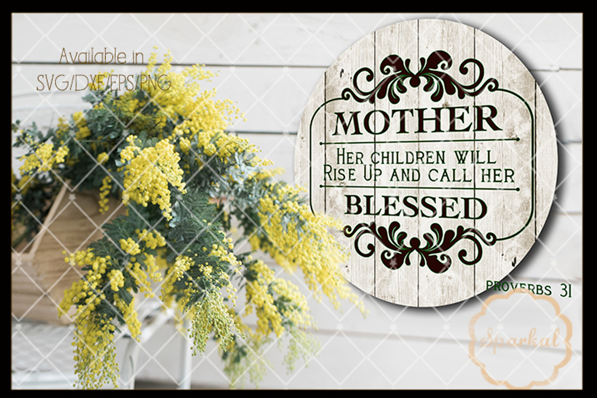 Mothers Day SVG Cutting file, an Object Graphic by SparkalDesigns (Photo 4 of 4)