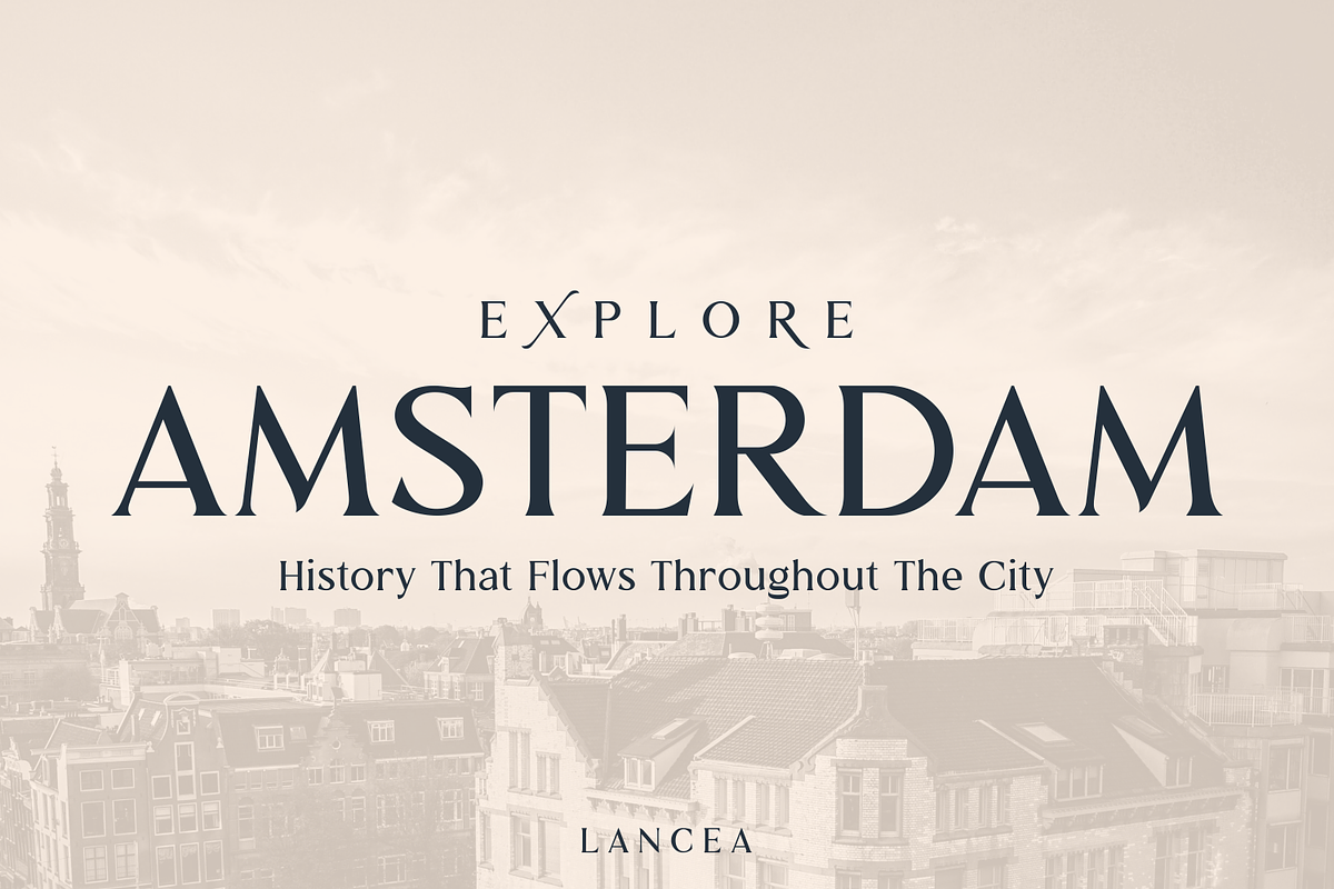 Lancea Font, a Serif Font by Asenbayu (Photo 3 of 11)