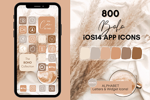 BOHO Theme IOS 14 App Icon Pack