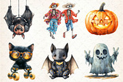 Disco Halloween Clipart PNG, an Illustration by Dream Creation (Thumbnail 2 of 7)