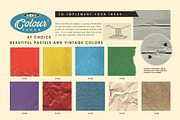 Retro paper colored, a Texture Graphic by Retro Machine (Thumbnail 2 of 8)