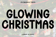 Glowing Christmas, a Sans Serif Font by InermediaSTUDIO (Thumbnail 1 of 7)