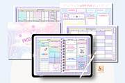 ADHD Purple Pastel Digital Planner, a Stationery Template by Tas Creative Studio (Thumbnail 9 of 9)