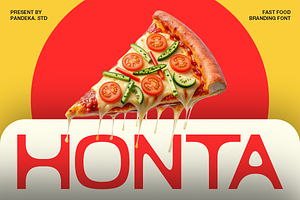 Honta - Fast Food Branding Font