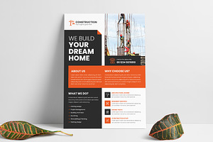Construction Flyer Template, a Flyer Template by Pixelpick