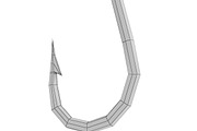 Fishing Hook, an Object 3D Model by Tedi Permana (Thumbnail 8 of 9)