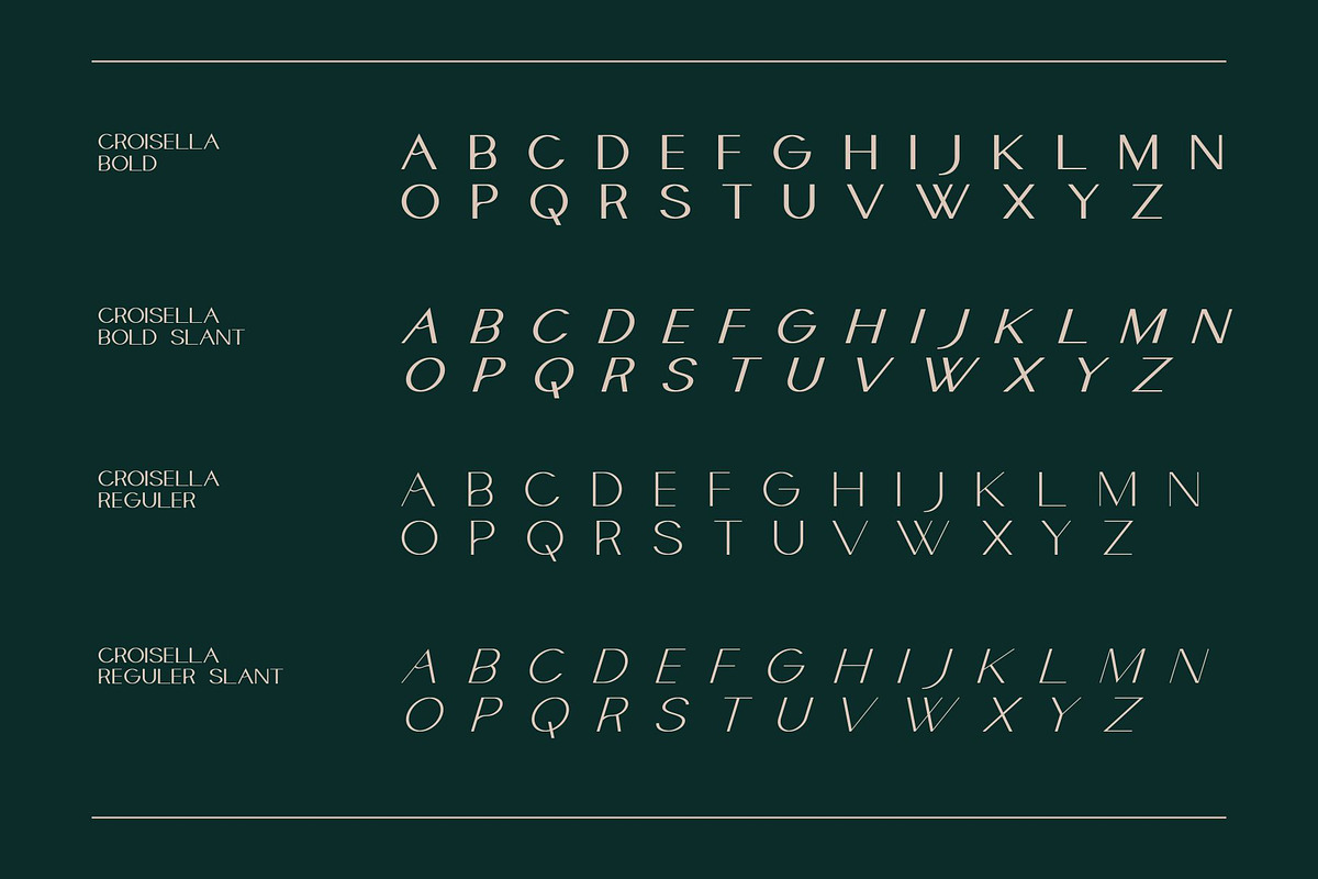 Croiscella Elegant Sans Serif, a Sans Serif Font by takoliko (Photo 4 of 14)