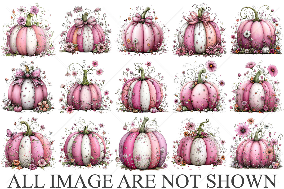 Whimsical Fall Pastel Pumpkin PNG, a Seasonal Illustration by Canvas Craft (Photo 4 of 10)