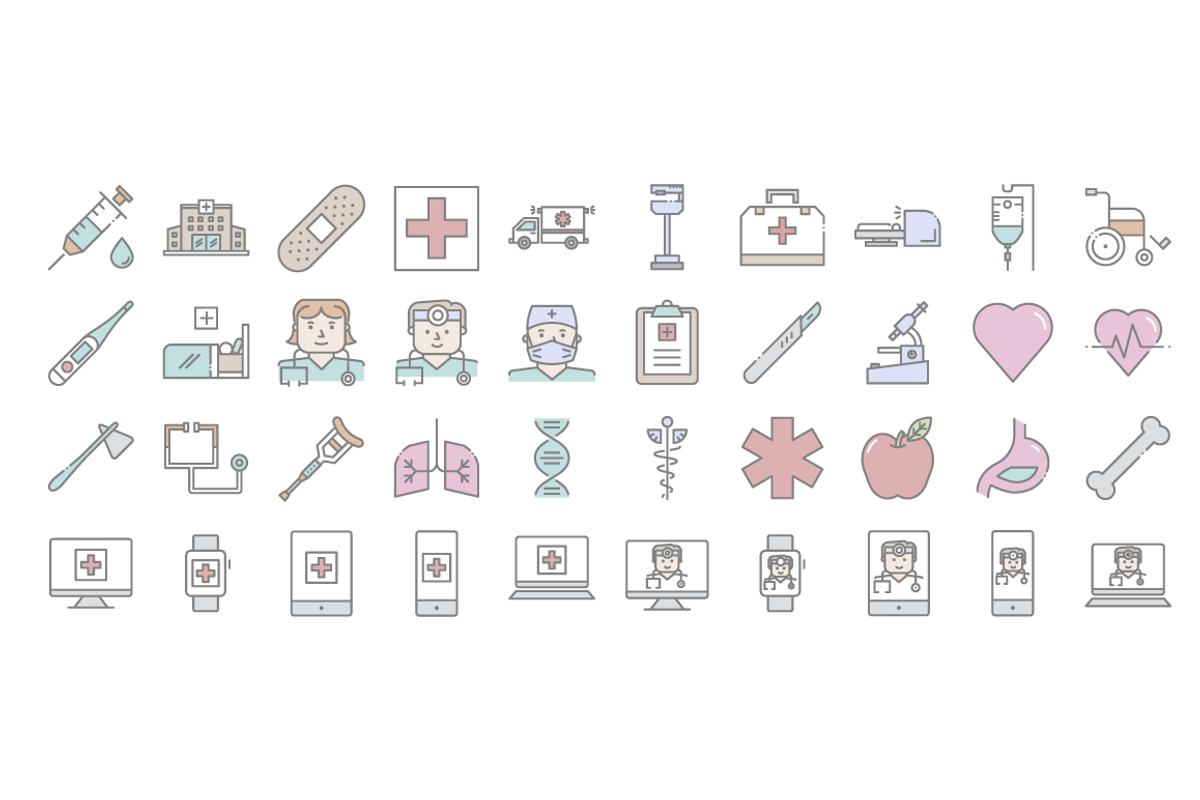 The Doctor Is In - Medical Icon Set, an Outline Icon by Linseed Studio (Photo 4 of 4)