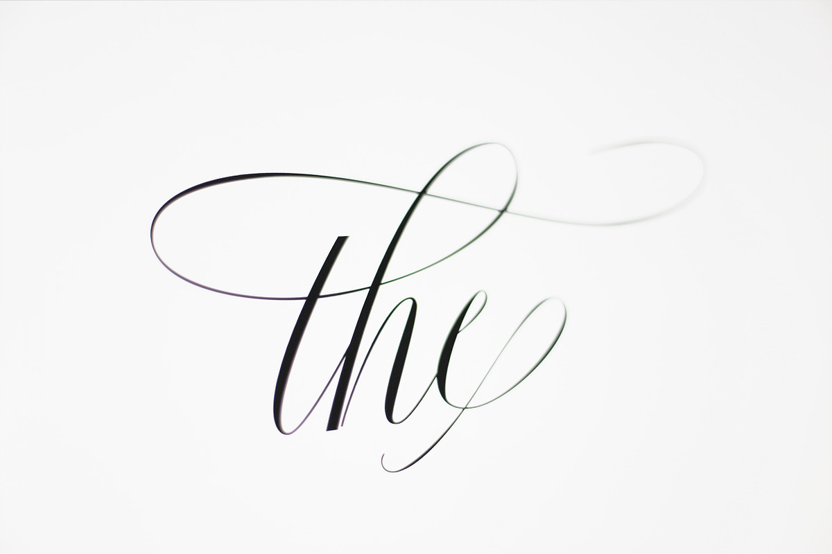 Fifty pre-made elements of THE, a Symbol Font by Blessed Print (Photo 15 of 20)