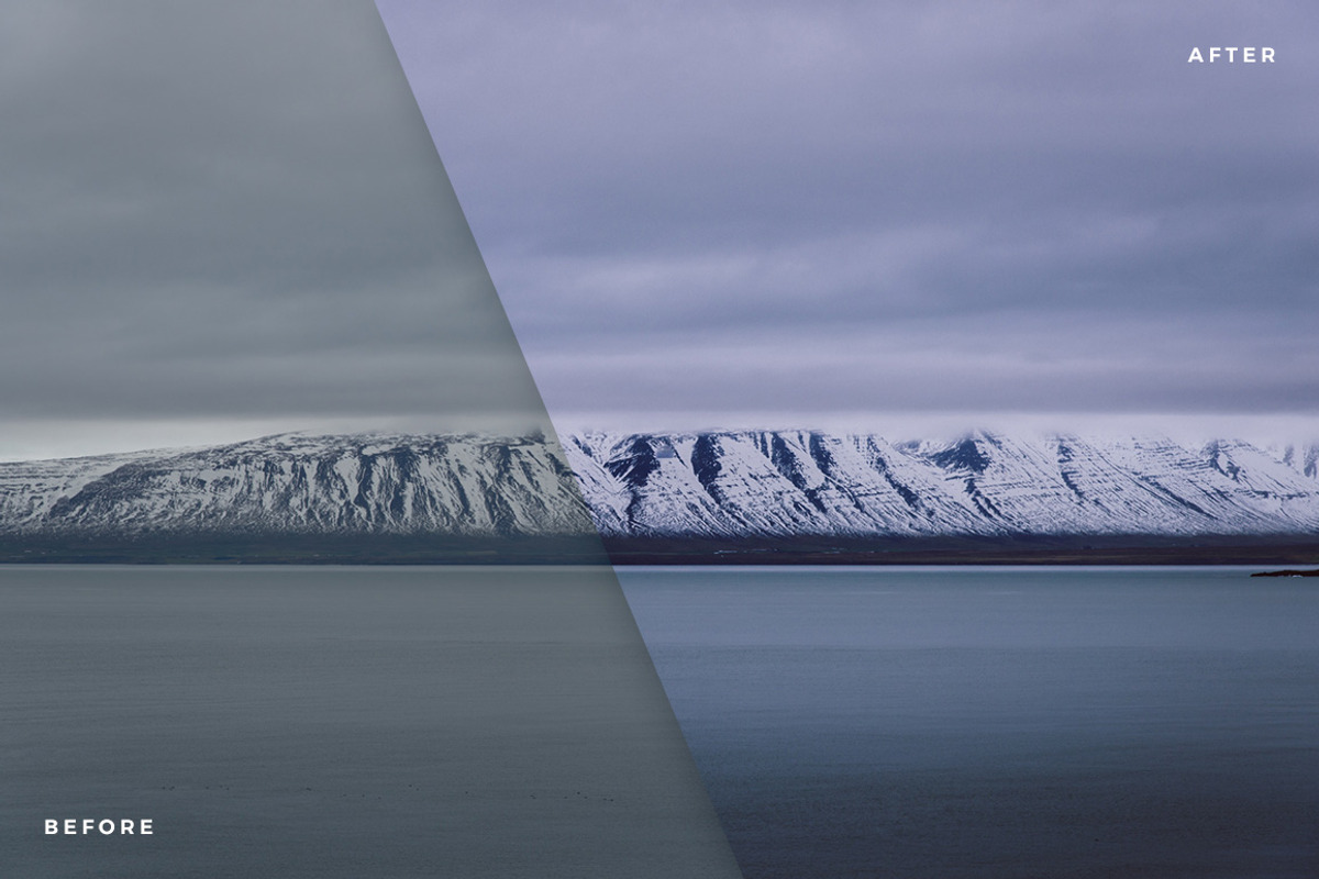 Winter Bundle - 68 Lightroom Presets, an Action Add-On by PhotoMarket (Photo 6 of 39)