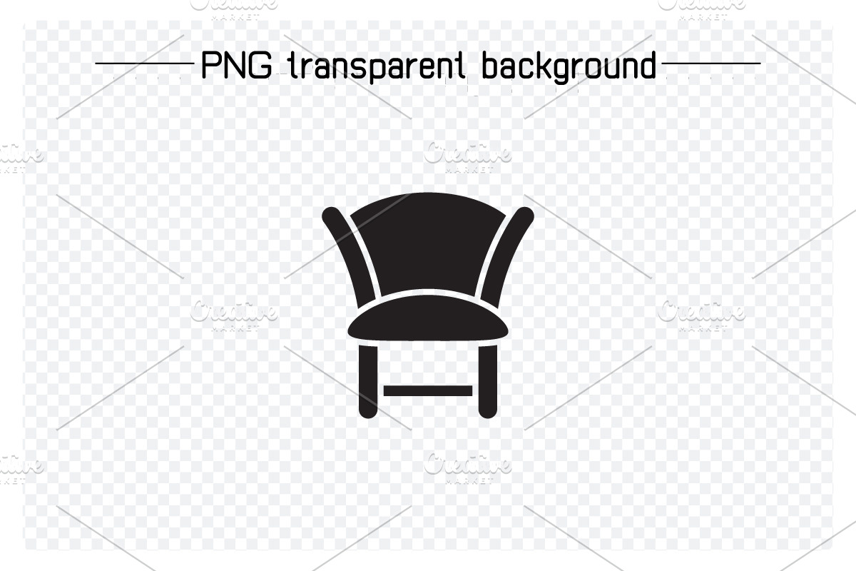 Stool Chair and Sofa Icons Set, a Solid Icon by Designfour (Photo 4 of 7)