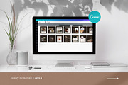 Bohemian Instagram Pack | PS & Canva, a Social Media Template by Visuel Colonie® (Thumbnail 3 of 15)