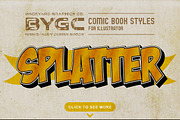 SuperComic - Vector Text Effects, an Action Add-On by BackYard Graphics Co. (Thumbnail 4 of 18)