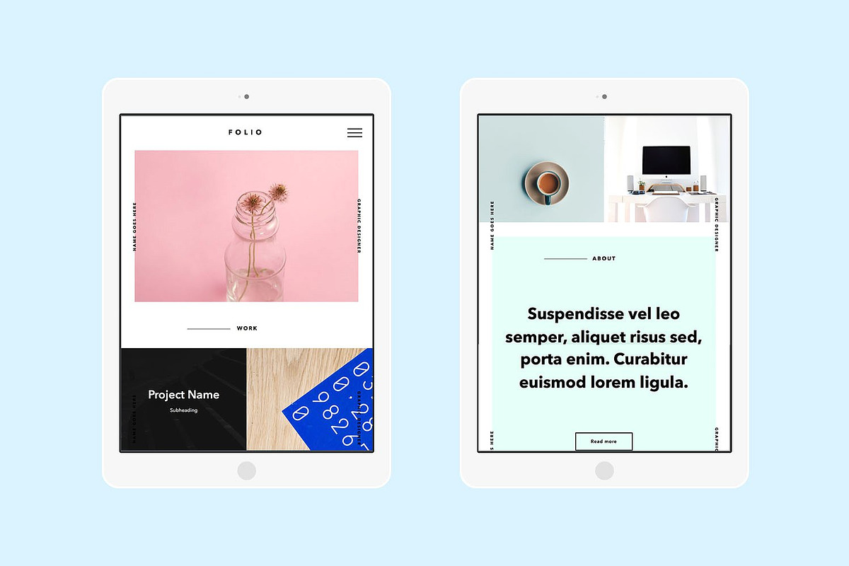 FOLIO | Adobe Muse Website Template, a Websites & App Template by Basic Creations (Photo 5 of 6)