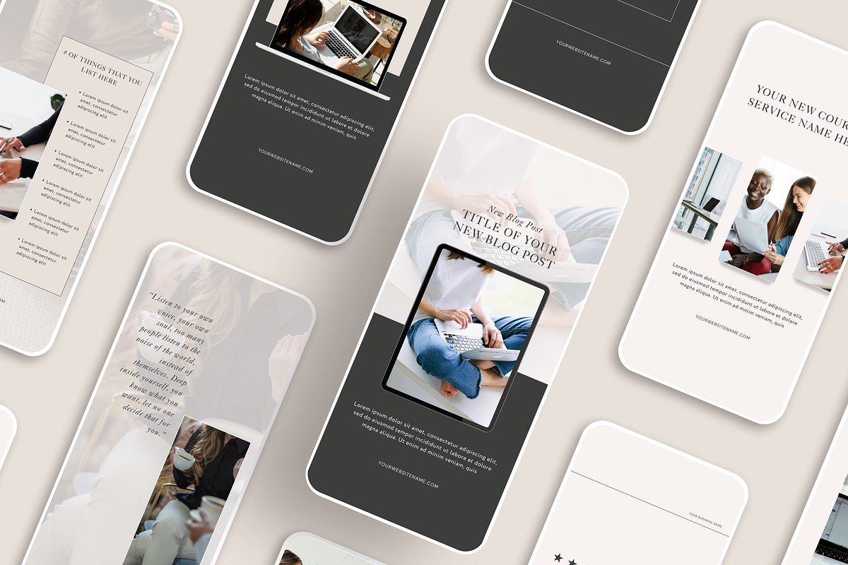 The Executive Coach Canva Templates, a Social Media Template by The Inspired Brand (Photo 4 of 5)
