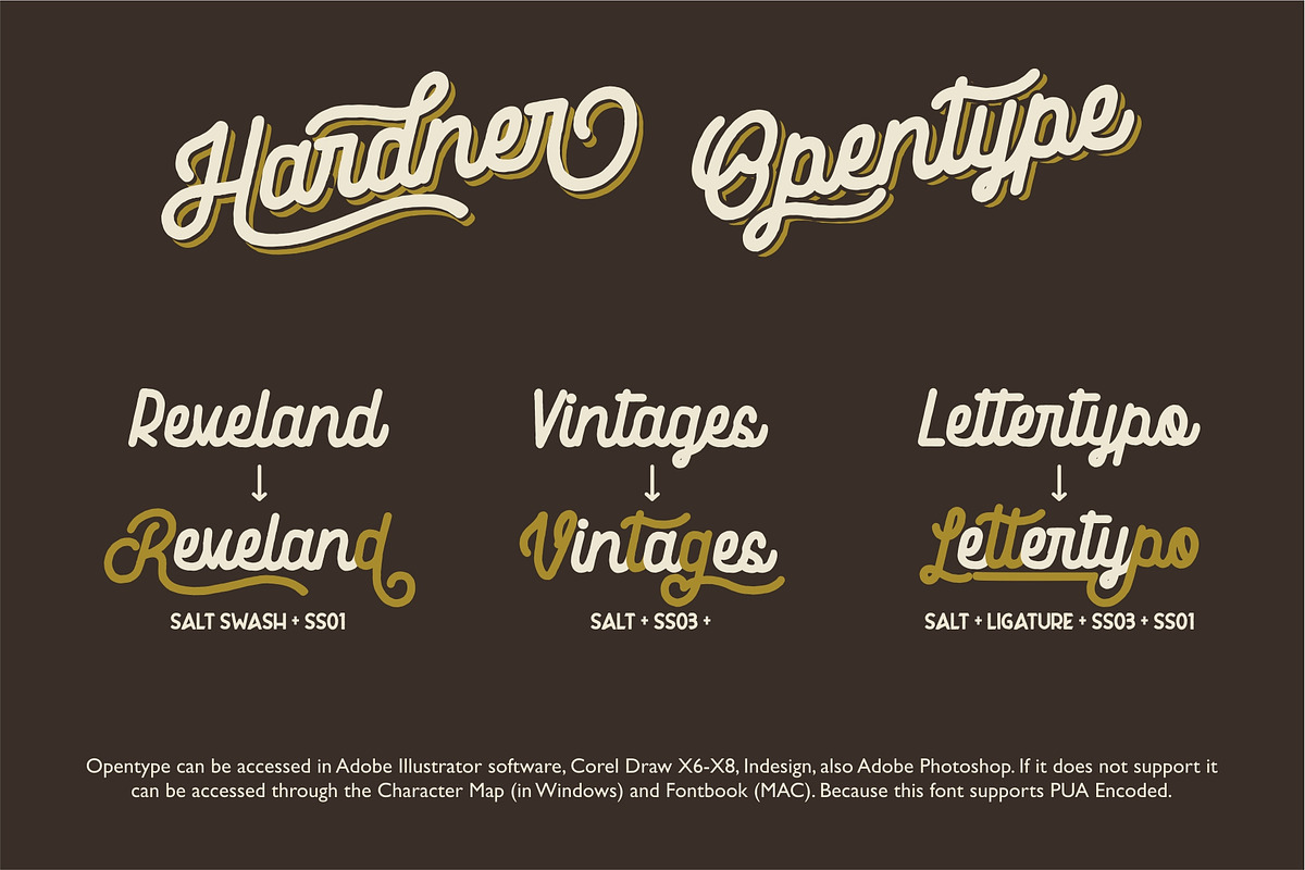 Hardner - Retro Fonts preview 5