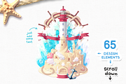 vector SET Sea mood, an Animal Illustration by WINDmade (Thumbnail 5 of 6)