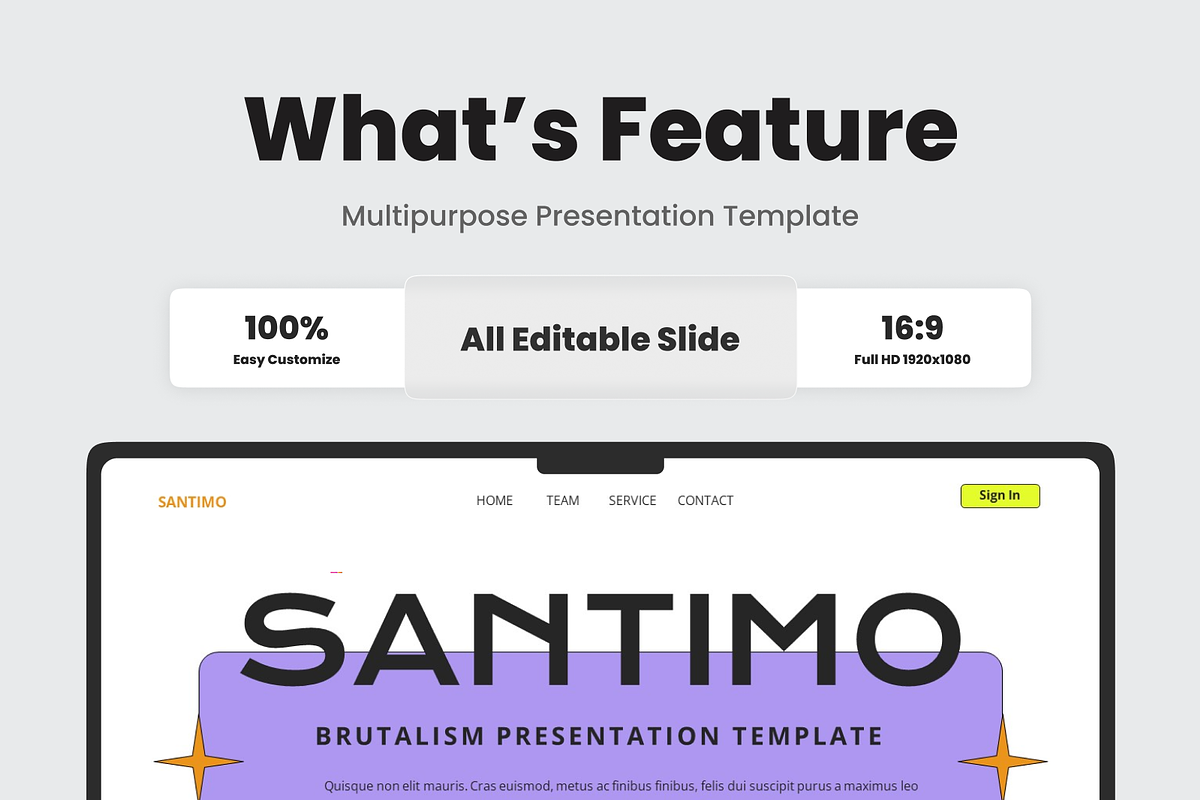 Brutalism Presentation Keynote, a Presentation Template by SquidPixey (Photo 2 of 6)