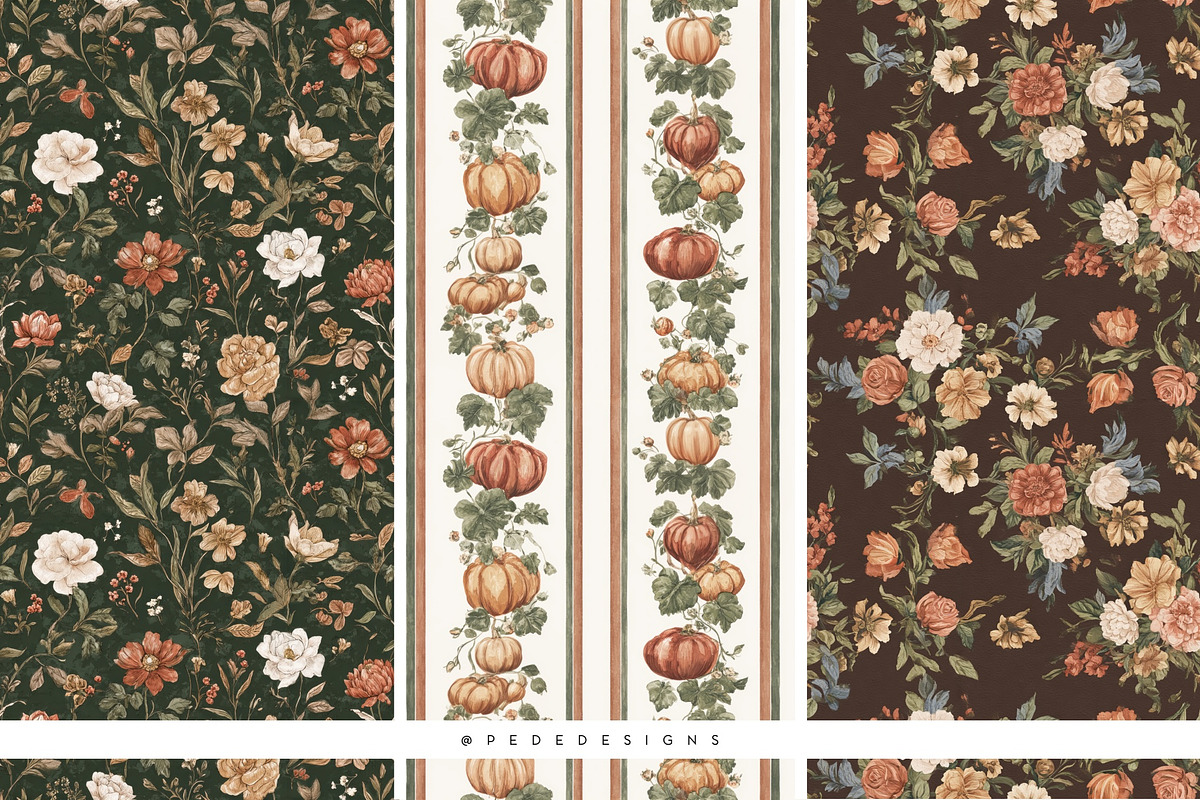 Grandmillenial Autumn Collection, a Seasonal Illustration by PeDe Designs (Photo 27 of 33)