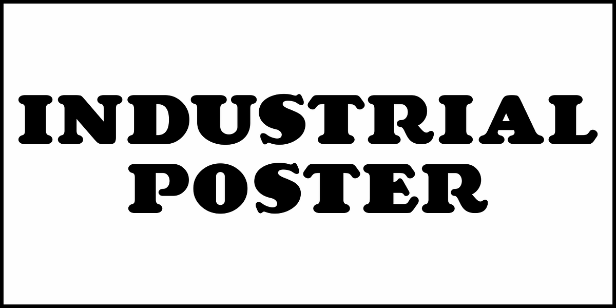 Industrial Poster JNL, a Serif Font by Jeff Levine Fonts (Photo 2 of 5)