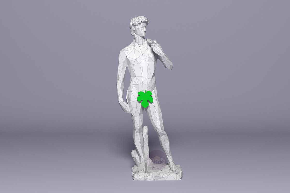 DIY David (Michelangelo) 3D template, a Templates & Theme by PolyFish (Photo 6 of 6)